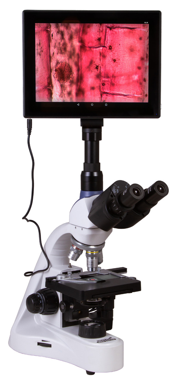 Микроскоп цифровой Levenhuk MED D10T LCD, тринокулярный - фото 5 - id-p106004399