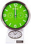 Часы настенные Bresser MyTime ND DCF Thermo/Hygro, 25 см, зеленые (Зеленый), фото 4
