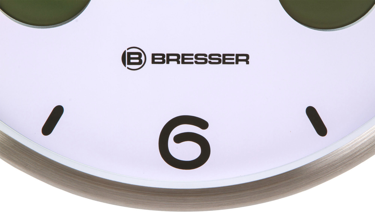 Часы настенные Bresser MyTime io NX Thermo/Hygro, 30 см, серые (Белый) - фото 5 - id-p148584771