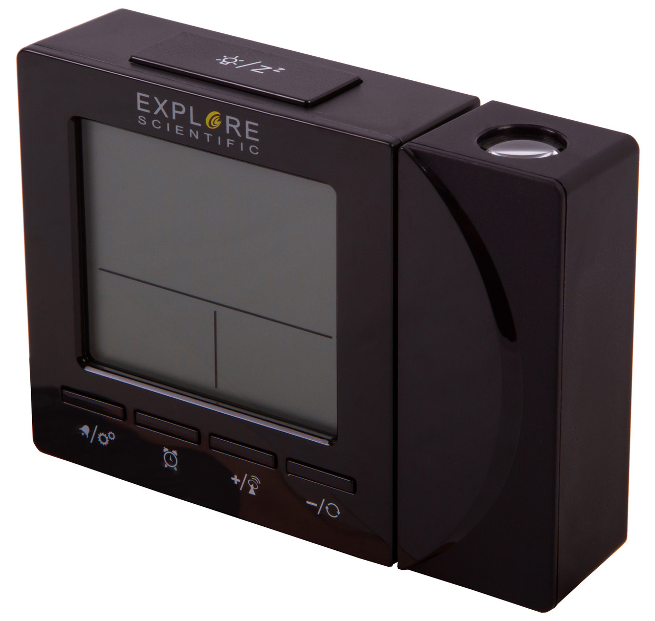 Часы цифровые Explore Scientific с проектором и термометром, черные (Черный) - фото 4 - id-p148584785