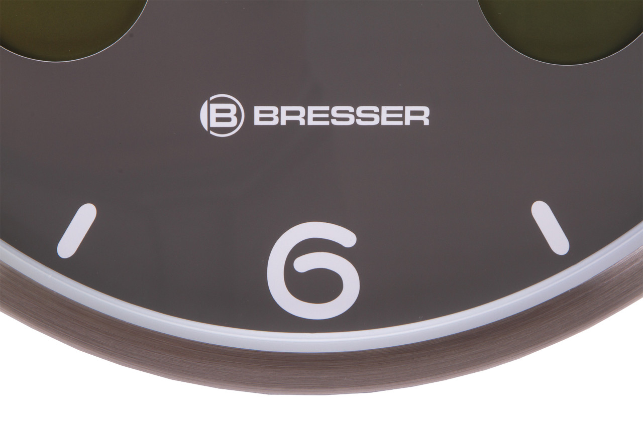 Часы настенные Bresser MyTime io NX Thermo/Hygro, 30 см, серые (Grey) - фото 5 - id-p148584788