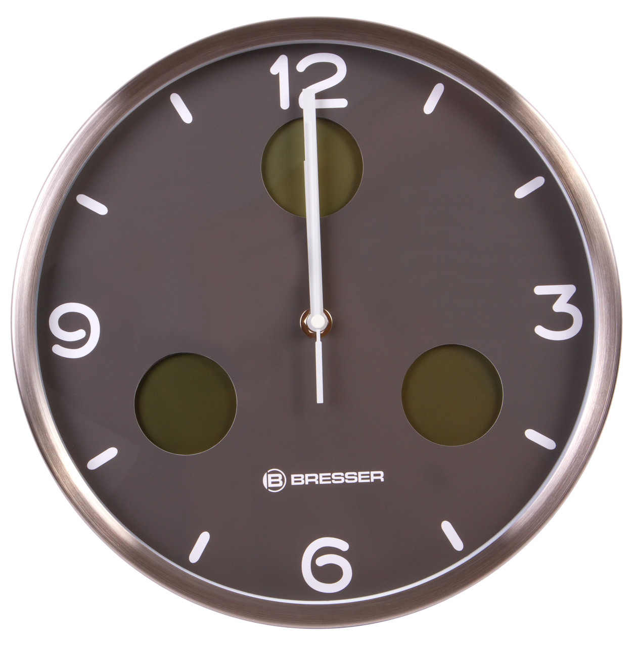Часы настенные Bresser MyTime io NX Thermo/Hygro, 30 см, серые (Grey) - фото 6 - id-p148584788