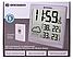 Метеостанция (настенные часы) Bresser TemeoTrend JC LCD с радиоуправлением, серебристая (Серебристый), фото 9