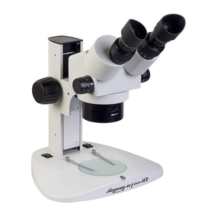 Микроскоп Микромед MC-3-ZOOM LED - фото 1 - id-p148584847