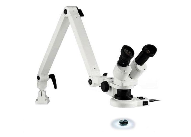 Микроскоп стереоскопический Eschenbach 10 20x, на струбцине, бинокулярный - фото 1 - id-p148584899