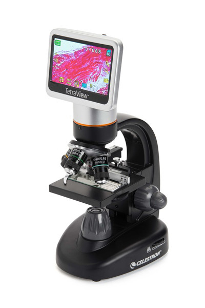 Микроскоп цифровой Celestron с LCD-экраном TetraView - фото 1 - id-p148584909