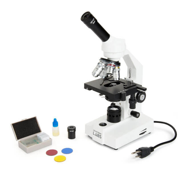 Микроскоп Celestron LABS CM2000CF, монокулярный - фото 9 - id-p148584914
