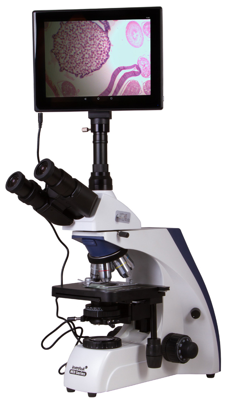 Микроскоп цифровой Levenhuk MED D30T LCD, тринокулярный - фото 1 - id-p106004499
