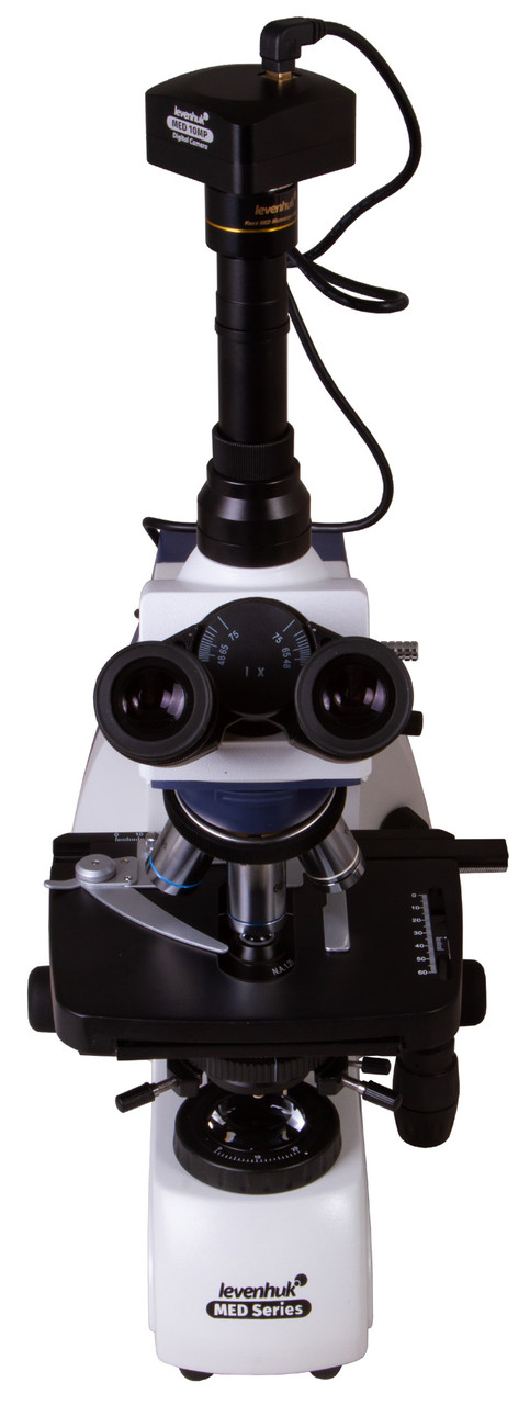 Микроскоп цифровой Levenhuk MED D35T, тринокулярный - фото 3 - id-p106004502