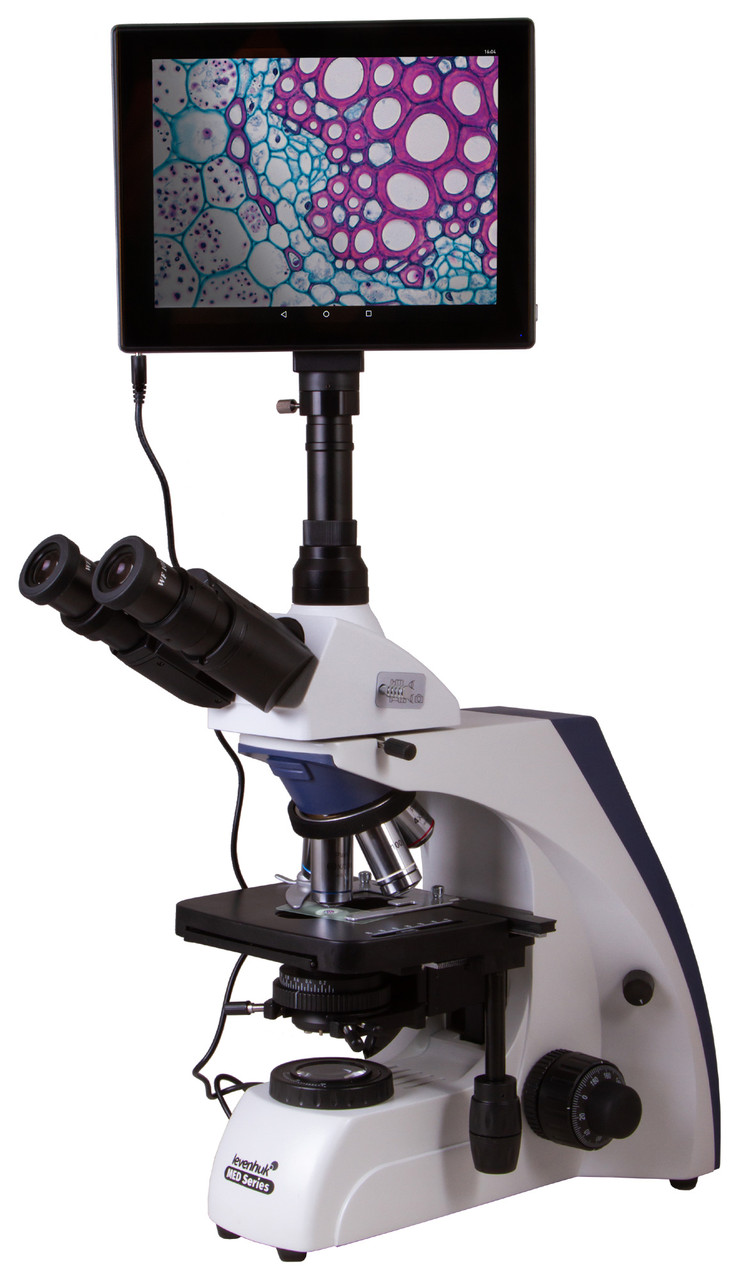Микроскоп цифровой Levenhuk MED D35T LCD, тринокулярный - фото 1 - id-p106004503