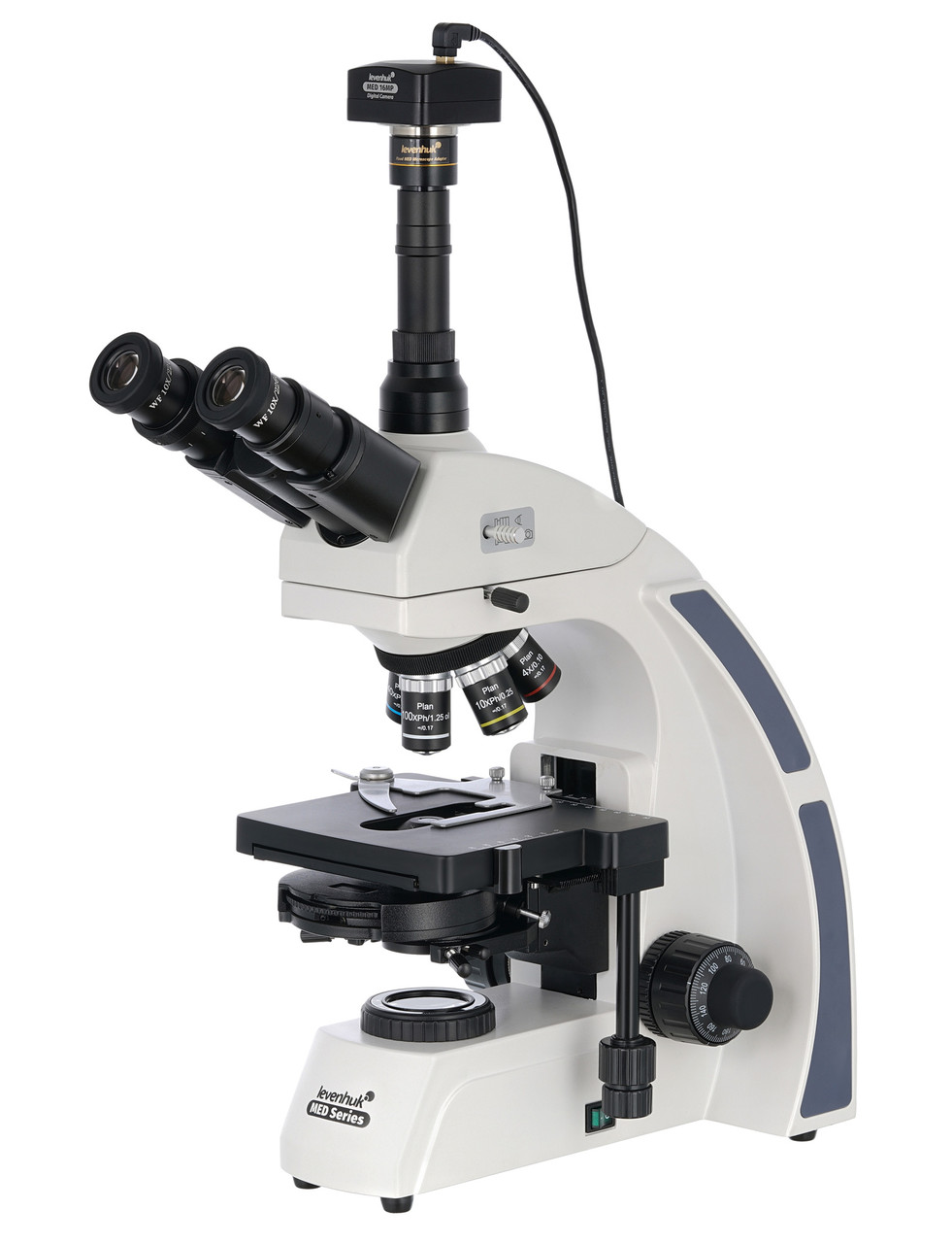 Микроскоп цифровой Levenhuk MED D45T, тринокулярный - фото 1 - id-p106004510