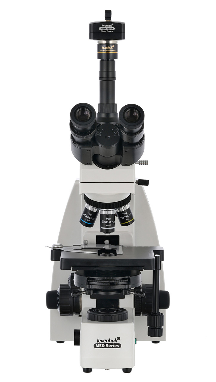 Микроскоп цифровой Levenhuk MED D45T, тринокулярный - фото 3 - id-p106004510