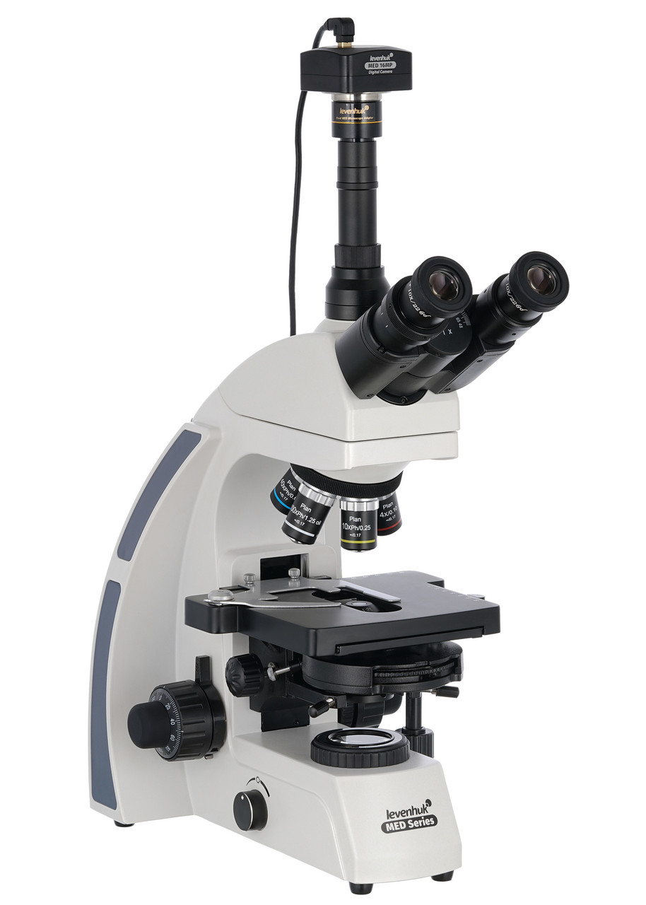 Микроскоп цифровой Levenhuk MED D45T, тринокулярный - фото 4 - id-p106004510