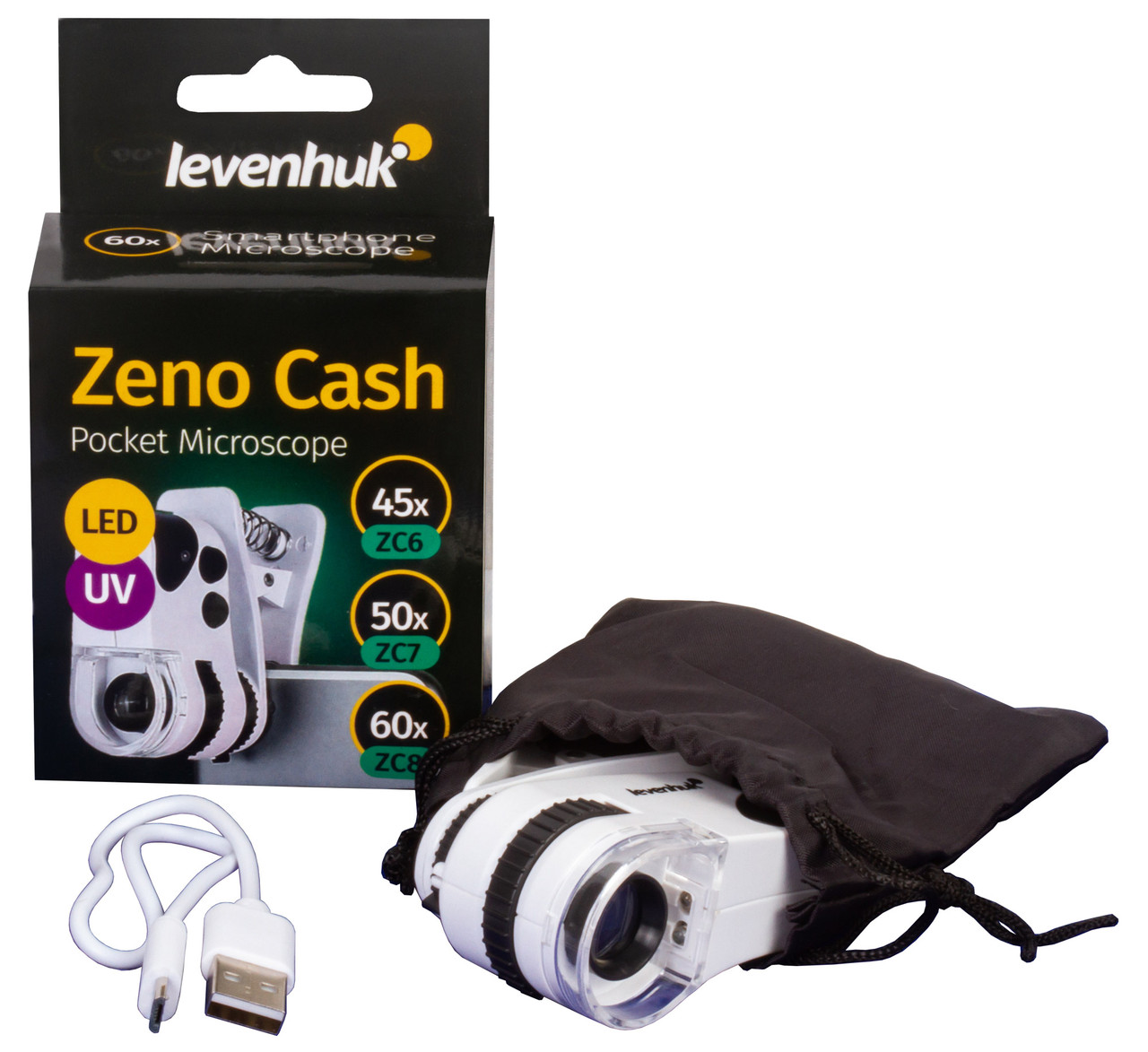 Микроскоп карманный для проверки денег Levenhuk Zeno Cash ZC6 - фото 2 - id-p110980834