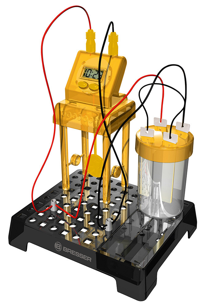 Набор для экспериментов Bresser Junior «Часы на жидкостном аккумуляторе» - фото 1 - id-p132929376