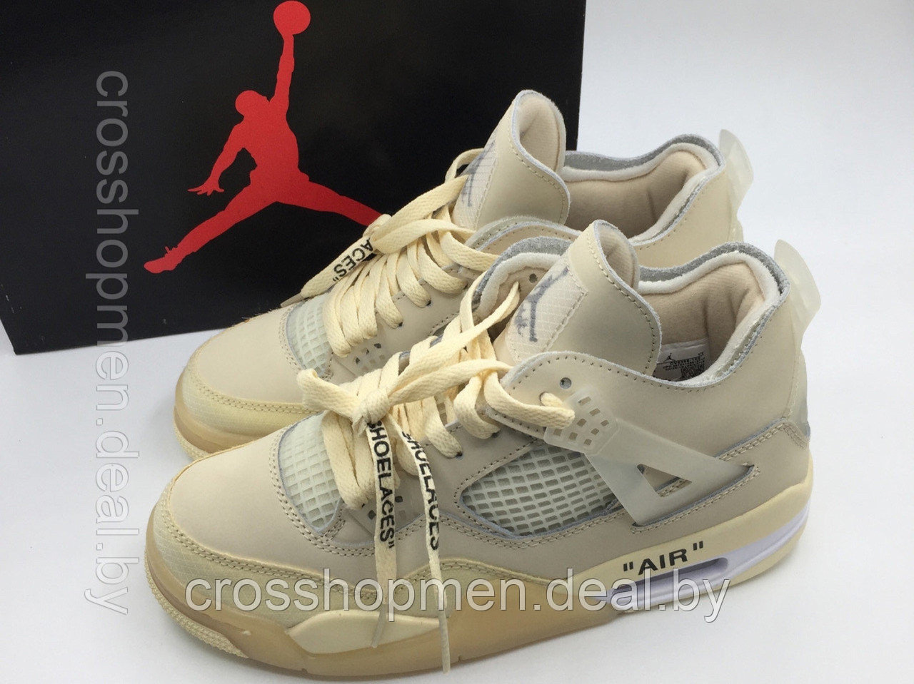 Кроссовки Nike X Off White Air Jordan 4 - фото 3 - id-p161547372
