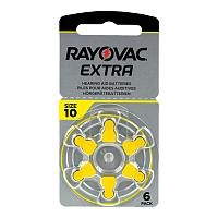 Батарейка для слуховых аппаратов Rayovac Extra 10 (Воздушно- цинковая), 60 шт. в упаковке., фото 1
