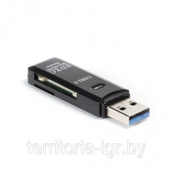 Картридер SD/MicroSD SBR-750-B/100 USB 3.0 Smartbuy - фото 2 - id-p161582650