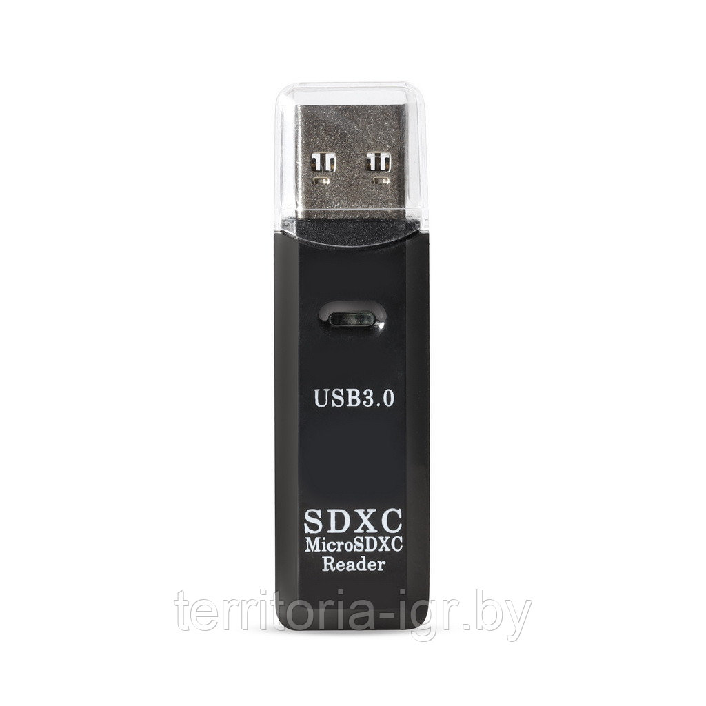Картридер SD/MicroSD SBR-750-B/100 USB 3.0 Smartbuy - фото 1 - id-p161582650