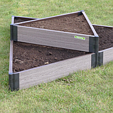 Стыковочный элемент для доски из ДПК 150 мм СЭ-150. Грядка пластиковая., фото 5