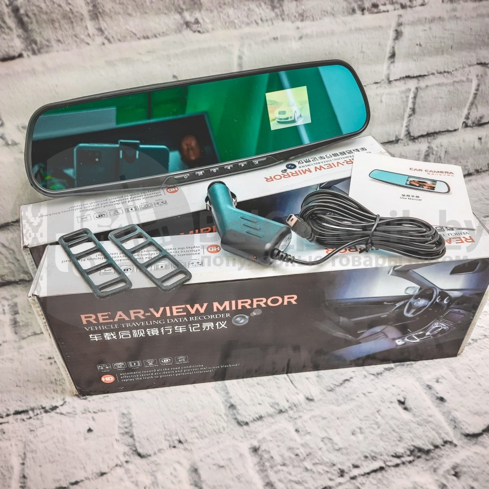 Видеорегистратор зеркало 3.2 Rear-View Mirror Vehicle traveling data recorder HD DVR - фото 4 - id-p93845016