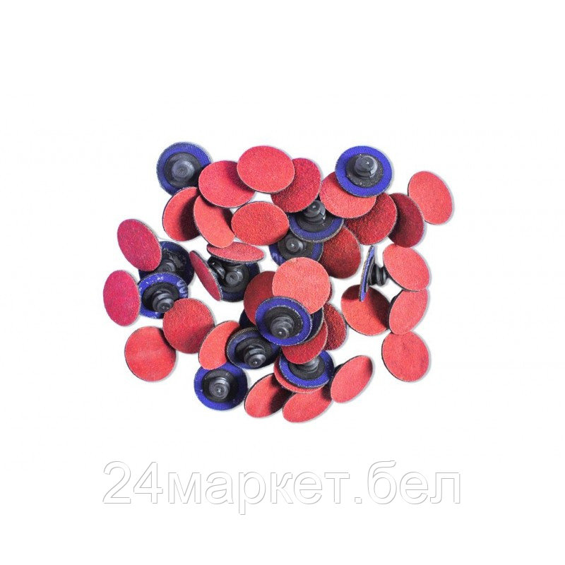 Круг абразивный шлифовальный 50мм (№120,красный)(к-т 50шт) Forsage F-BD2120C - фото 1 - id-p161306356