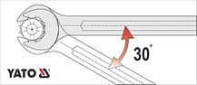 Ключ рожково-накидной 6мм CrV "Yato" YT-0335, фото 3