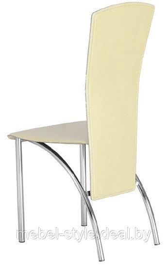 Кухонный стул АМЕЛИ хром для кафе бара ресторана (AMELI Chrome) кож/зам V- бежевый - фото 5 - id-p15987792