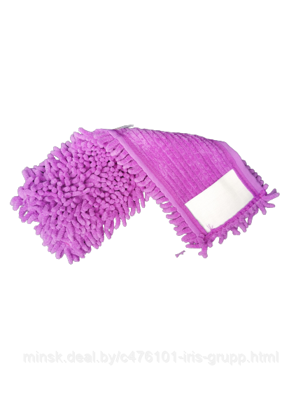 Насадка (для швабры, микрофибра-лапша, 40см, фиолетовый цвет, 100шт/кор. Цена за штуку.) Флеттер "Умничка" РФ - фото 1 - id-p161710981