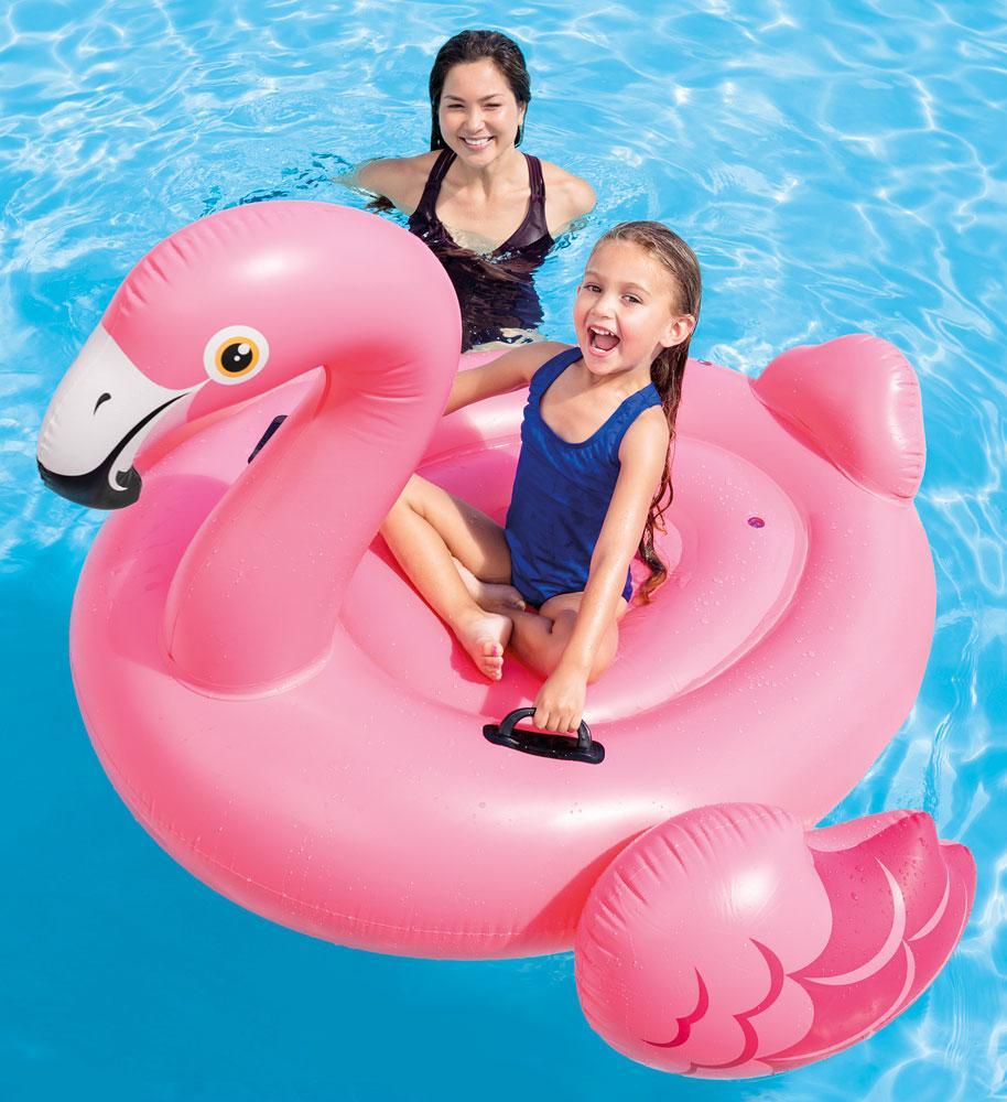 Игрушка для плавания «Розовый фламинго», 142 х 137 х 97 см - фото 1 - id-p161715080