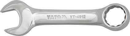 Ключ рожково-накидной короткий 19 мм CrV "Yato" YT-4912, фото 2