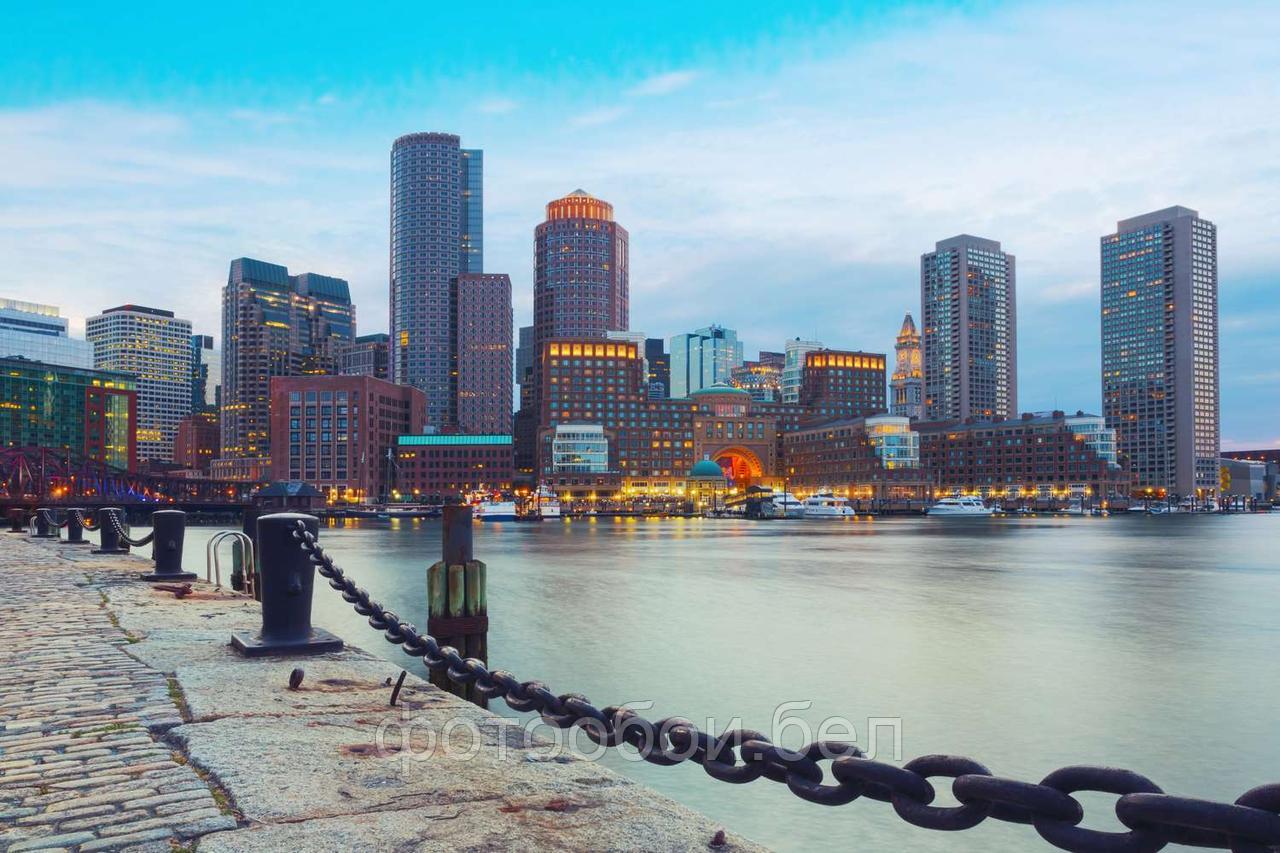 Фотообои Закат в Бостоне
