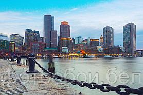 Фотообои Закат в Бостоне