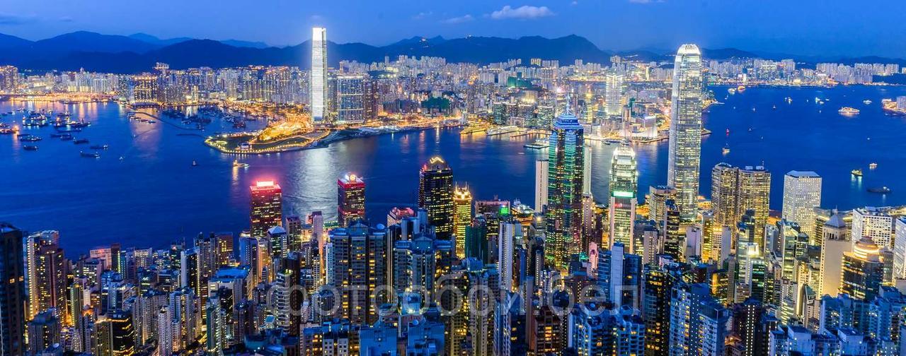 Фотообои Панорама Гонконга 4 - фото 1 - id-p161753491