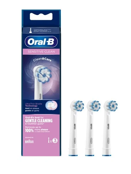Насадка Oral-B Sensitive Clean для электрической щетки, 3 шт. - фото 1 - id-p161777672
