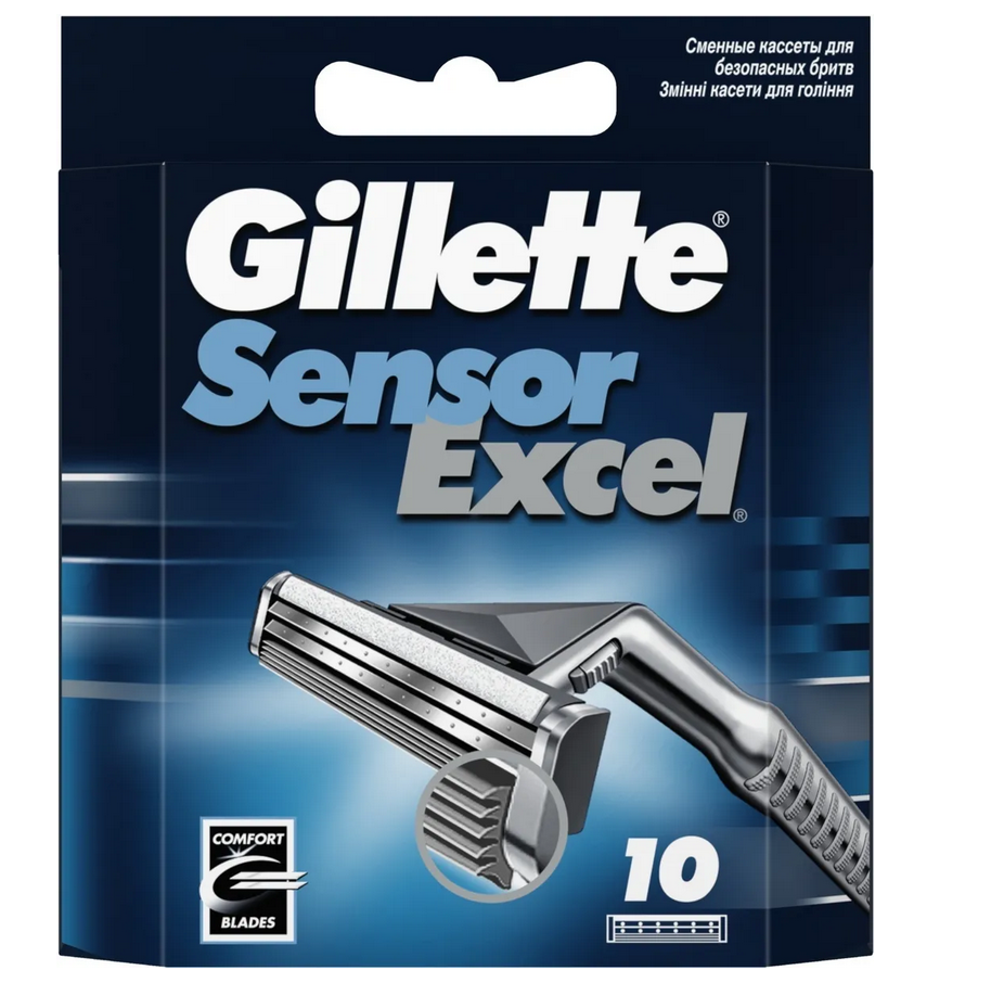 Сменные кассеты Gillette Sensor Excel (10 шт )