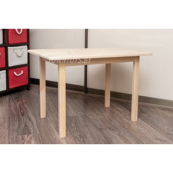Деревянный столик БОЛЬШОЙ (50Х80см) из массива для детей со скругленными углами арт. SDNY-805052 - фото 1 - id-p146166440