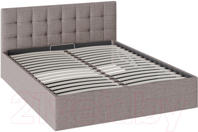 Двуспальная кровать ТриЯ Эмма c мягкой обивкой с ПМ 160x200