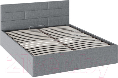 Двуспальная кровать ТриЯ Грейс c мягкой обивкой с ПМ 160x200