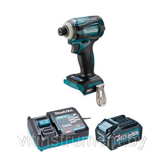 Винтоверт аккумуляторный TD001GZ (TD 001 GZ) MAKITA 40V XGT + аккумулятор 2,5АЧ и зарядное