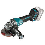 Угловая шлифмашина аккумуляторная GA013GZ (GA 013 GZ) ) MAKITA 40V XGT + аккумулятор 2.5Ач и зарядное усторйст, фото 6