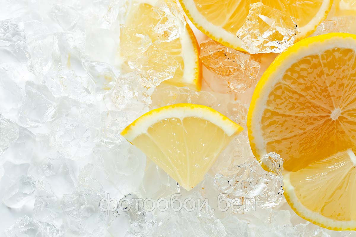 Фотообои Апельсин со льдом