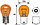 Светодиод BA15-3020-144SMD 1к PY21 ОРАНЖЕВЫЙ, фото 2