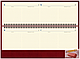 Планинг недатированный Berlingo Vivella Prestige, 330х130 мм., 64 листа, кожзам, бордовый, фото 5