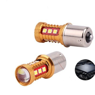 Светодиод P21W BA15 (1156)-3030-15SMD 1к КРАСНЫЙ. - фото 2 - id-p161810729