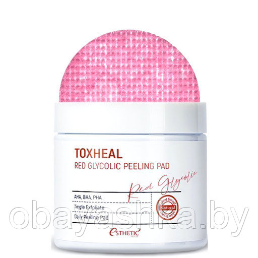 [ESTHETIC HOUSE] Пилинг-подушечки МИНДАЛЬНЫЕ Toxheal Red Glyucolic Peeling Pad, 100 мл (100 шт) - фото 1 - id-p161810771