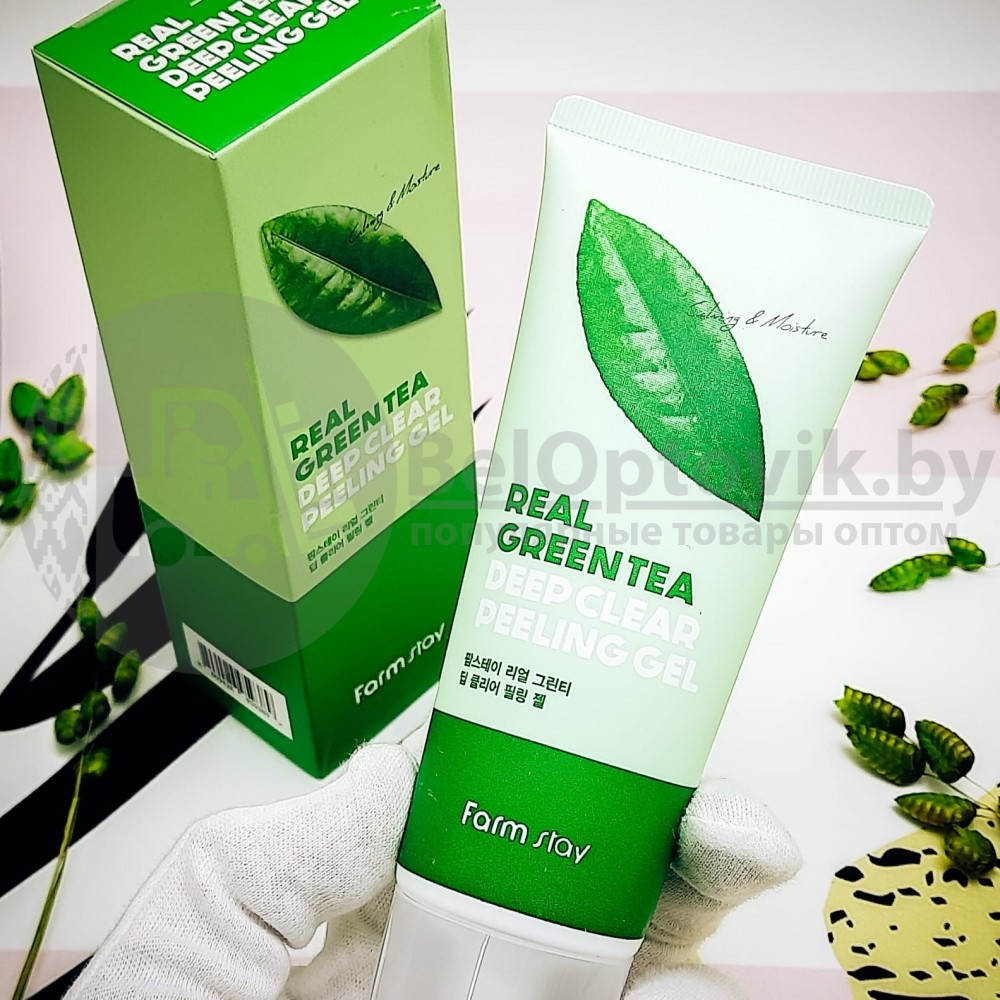Отшелушивающий гель - скатка для кожи лица FarmStay Deep Clear Peeling Gel, 100 ml (Original Korea) с - фото 5 - id-p161811614