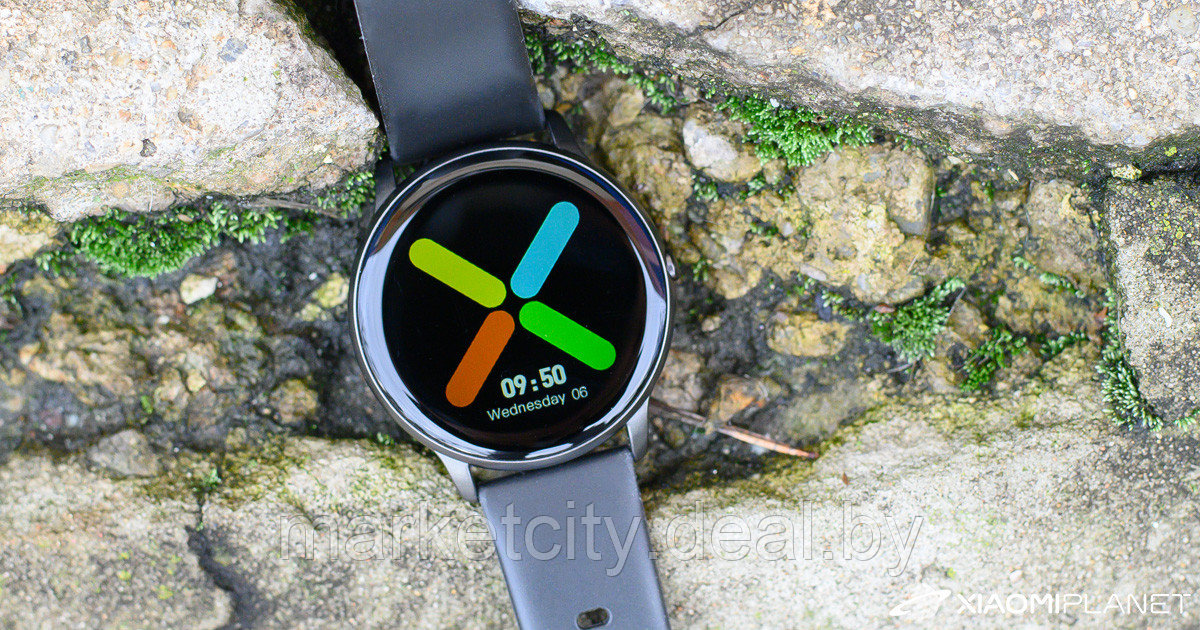 Умные часы Xiaomi Imilab KW66 Black (RU) + 2 ремешка, черный и зеленый - фото 5 - id-p161833880