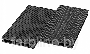 Террасная доска UnoDeck Ultra (150x24) (3000 мм, графит)