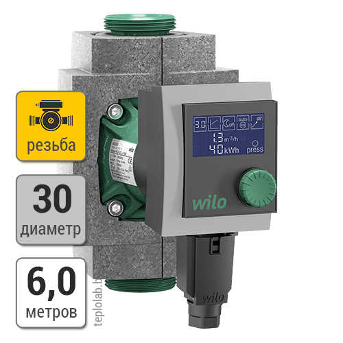 Wilo Stratos Pico 30/1-6, 220 В циркуляционный насос